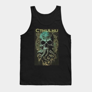 Cthulhu Skull 02 Tank Top